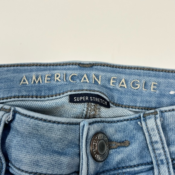 American Eagle Light Wash Super Stretch Jegging Jeans size 0 women - Picture 3 of 4